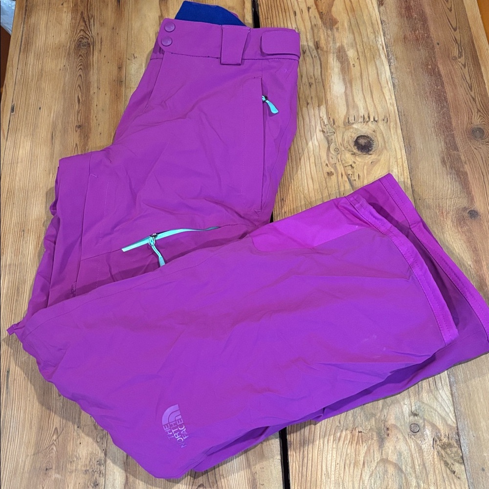 NORTH FACE (TNF) 6 Magic Magenta Jeppeson Ski & Snow Pants Insulated